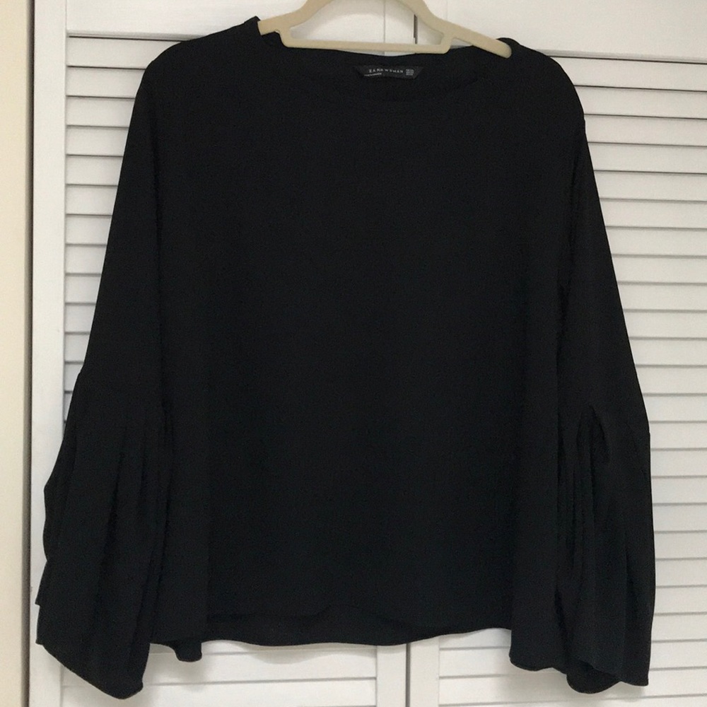 Zara black blouse